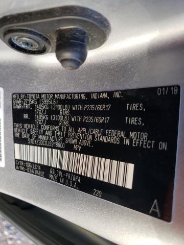 5TDYZ3DC0JS918800 Toyota Sienna Xle 2018. Фото: 9