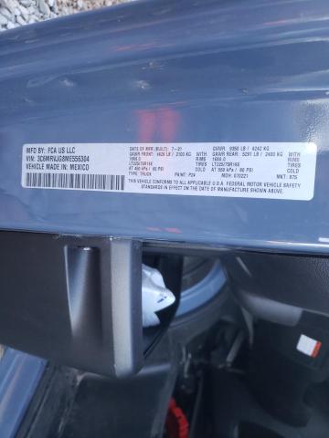 2021 DODGE VAN 3C6MRVJG8ME556304
