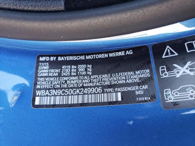 2016 BMW 428 XI WBA3N9C50GK249906