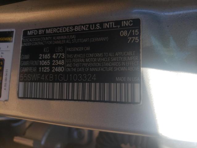 55SWF4KB1GU103324 Mercedes-Benz C 300 4Mat 2016. Фото: 9