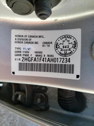 2010 HONDA CIVIC DX-G 2HGFA1F41AH017234