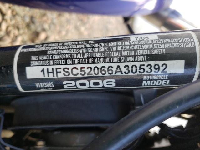2006 HONDA VT1300 S 1HFSC52066A305392