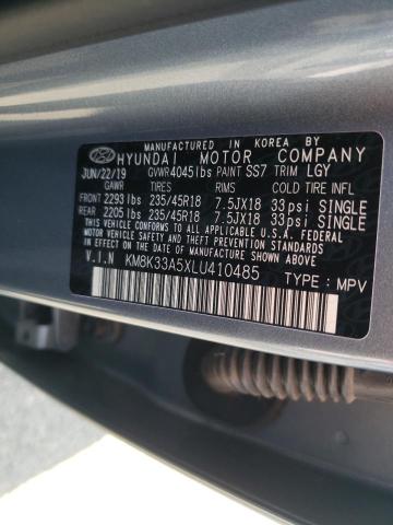 2020 HYUNDAI KONA LIMIT KM8K33A5XLU410485