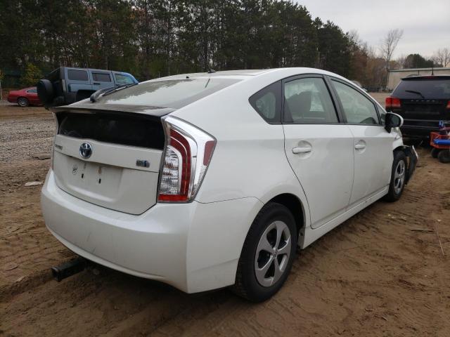 TOYOTA PRIUS 2015 WHITE Photo 4