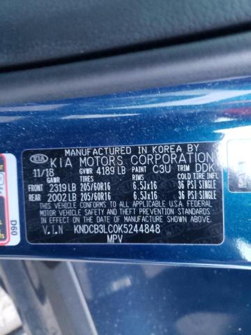 2019 KIA NIRO FE KNDCB3LC0K5244848