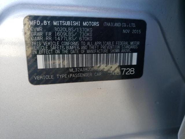 2015 MITSUBISHI MIRAGE DE ML32A3HJ3FH059108