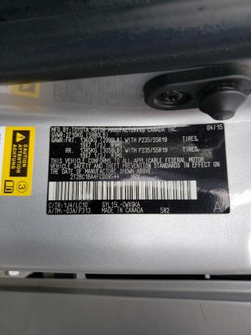2015 LEXUS RX 450H 2T2BC1BA4FC008544