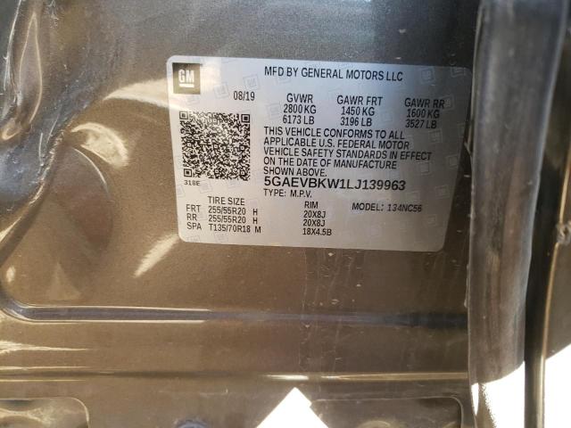 2020 BUICK ENCLAVE PR 5GAEVBKW1LJ139963
