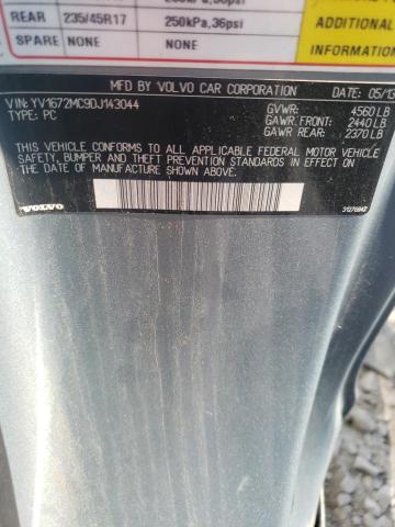 2013 VOLVO C70 T5 YV1672MC9DJ143044