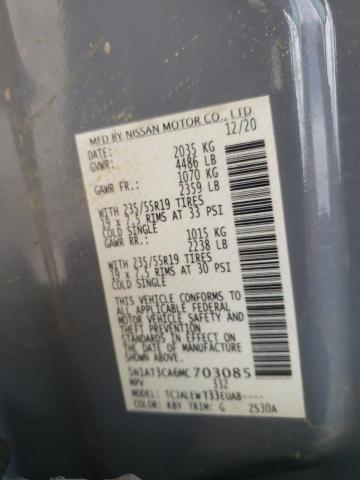 2021 NISSAN ROGUE SL 5N1AT3CA6MC703085