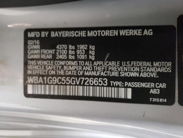 2016 BMW 228 XI SUL WBA1G9C55GV726653