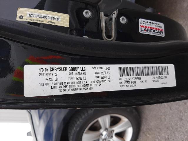 2012 DODGE CALIBER SX 1C3CDWDA9CD507939