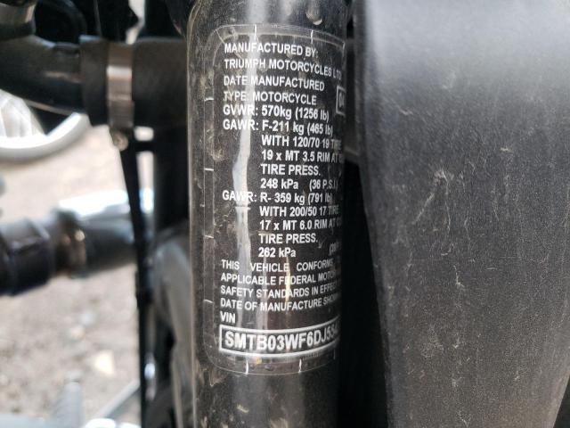2013 TRIUMPH MOTORCYCLE THRUXTON 1 SMTB03WF6DJ554327