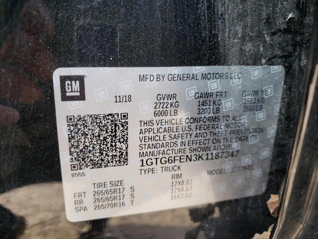 2019 GMC CANYON ALL 1GTG6FEN3K1187347