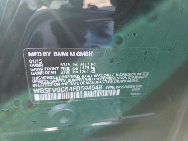 2015 BMW M5 WBSFV9C54FD594948