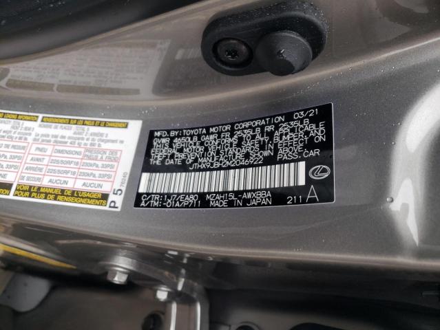 2021 LEXUS UX 250H JTHX9JBH2M2046922