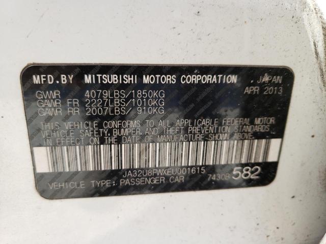 2014 MITSUBISHI LANCER GT JA32U8FWXEU001615