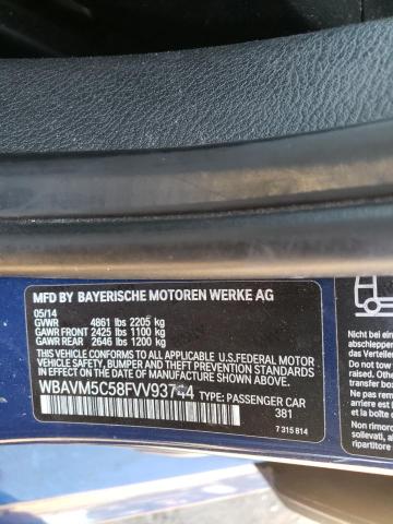 2015 BMW X1 XDRIVE3 WBAVM5C58FVV93744