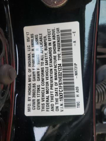 2017 HONDA CIVIC TOUR 19XFC1F97HE021234