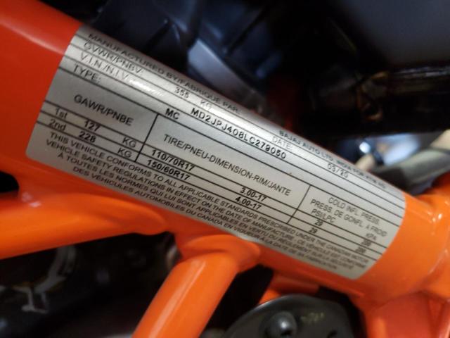 2020 KTM 390 DUKE MD2JPJ408LC279050