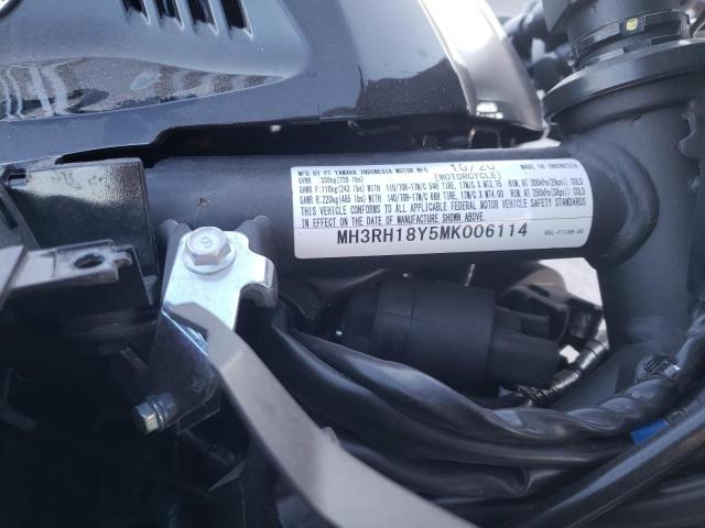 2021 YAMAHA YZFR3 A MH3RH18Y5MK006114