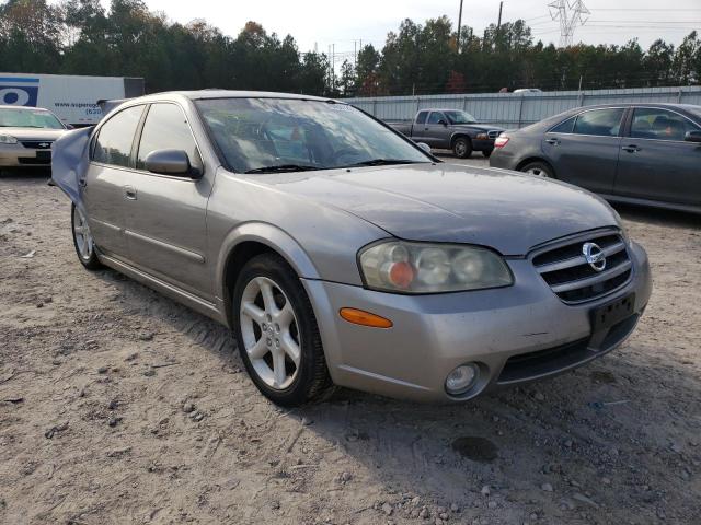 Salvage cars for sale from Copart Charles City, VA: 2002 Nissan Maxima GLE