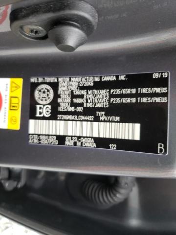 2020 LEXUS RX 450H 2T2HGMDA3LC044492