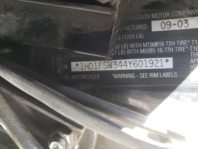 2004 HARLEY-DAVIDSON FLTRI 1HD1FSW344Y601921