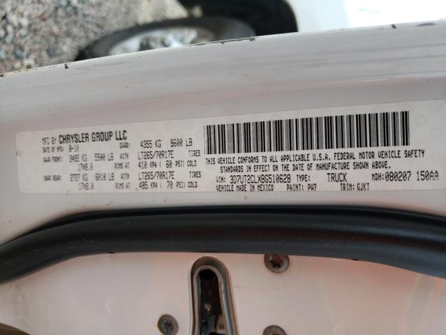 2011 DODGE RAM 2500 3D7UT2CLXBG510628