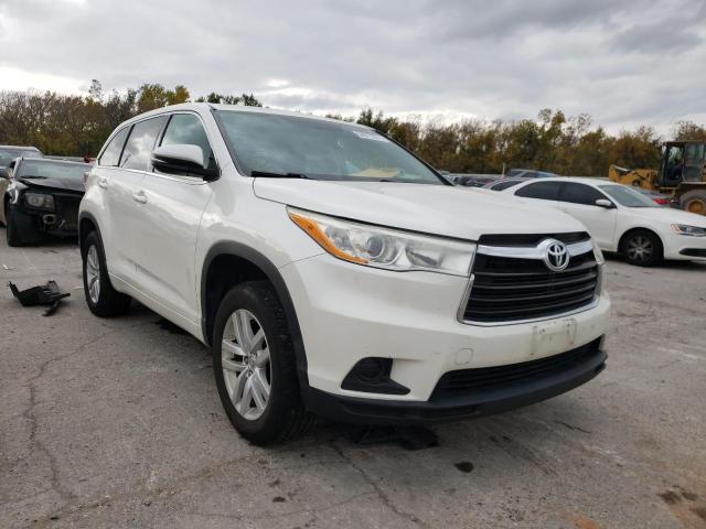 VIN 5TDZKRFH5ES015553 2014 Toyota Highlander, LE no.1