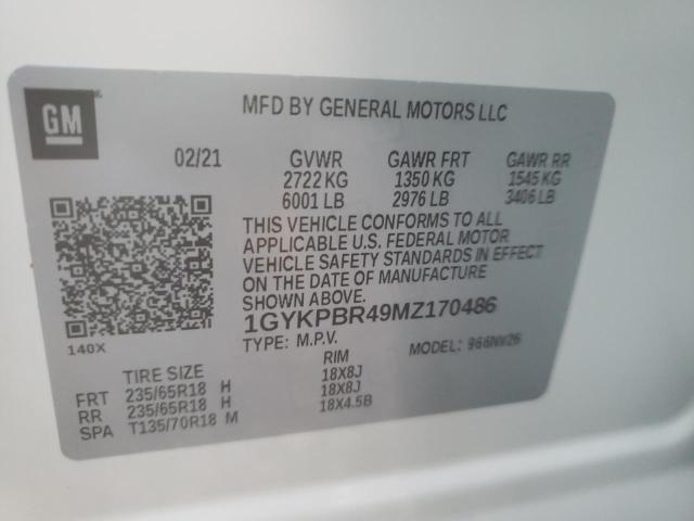 2021 CADILLAC XT6 LUXURY 1GYKPBR49MZ170486