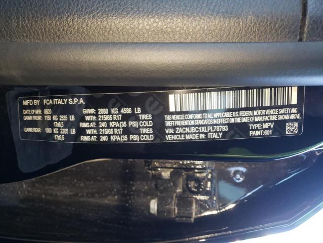 2020 JEEP RENEGADE T ZACNJBC1XLPL78793