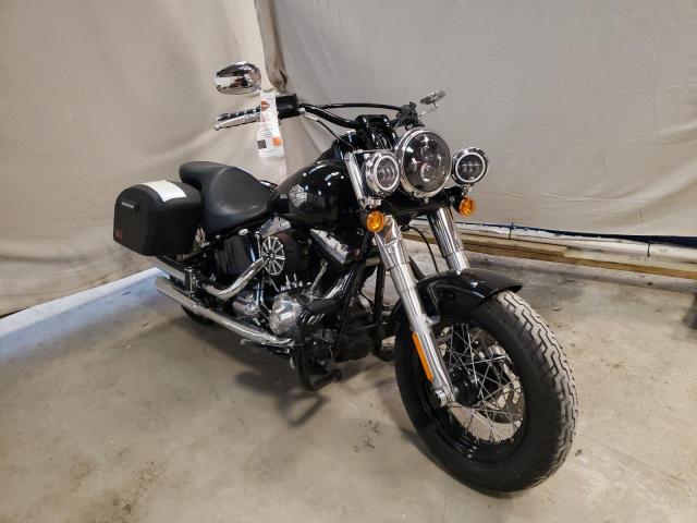 Salvage motorcycles for sale at Warren, MA auction: 2017 Harley-Davidson FLS Softai