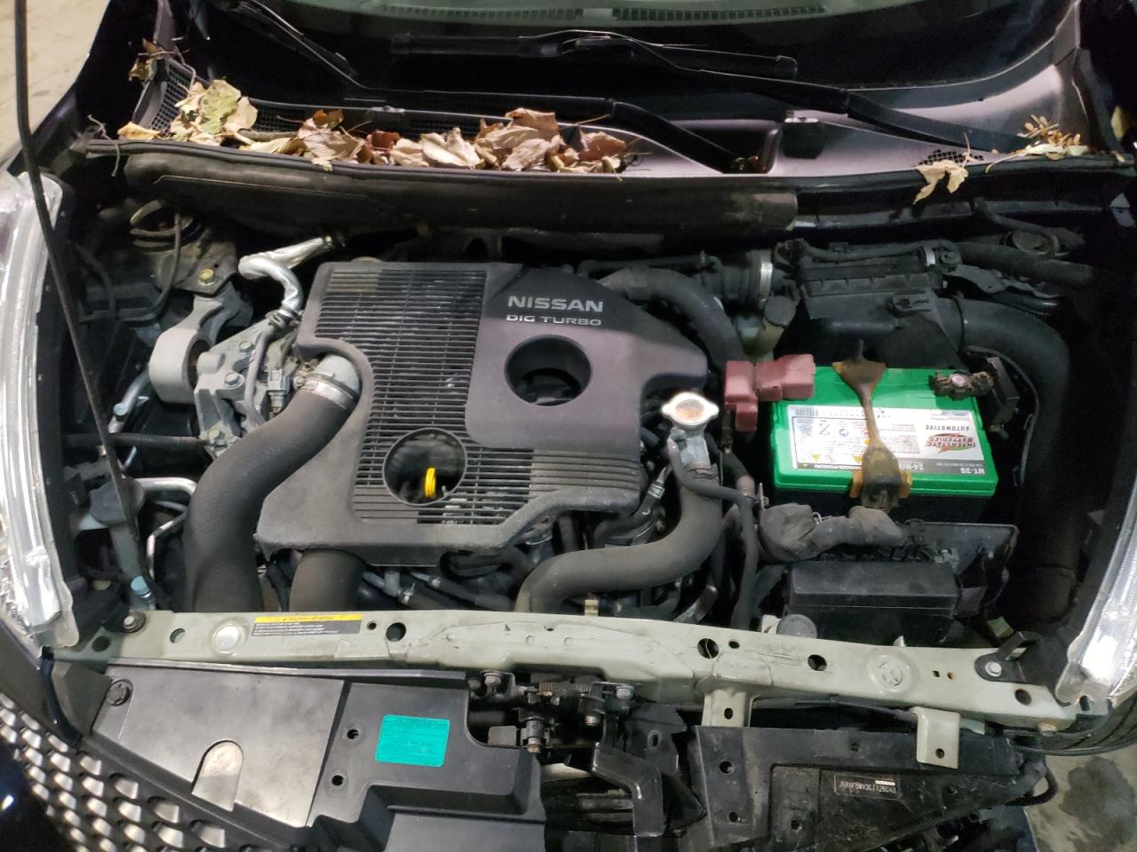 2012 nissan juke starter location