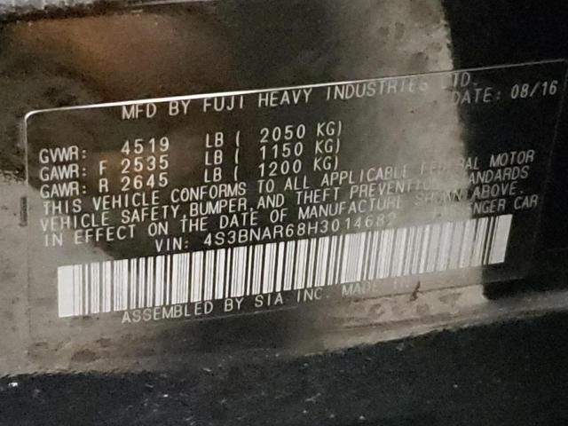 2017 SUBARU LEGACY SPO 4S3BNAR68H3014682