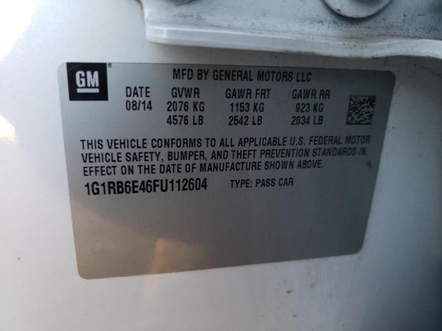 VIN 1G1RB6E46FU112604 2015 Chevrolet Volt no.10