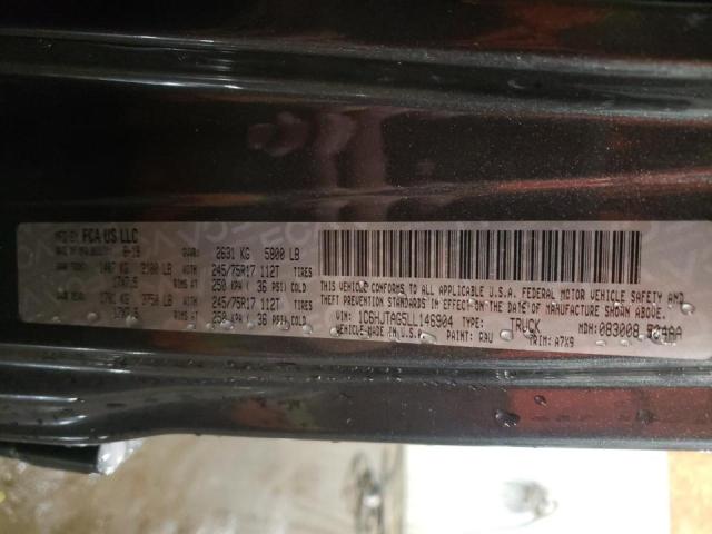 2020 JEEP GLADIATOR 1C6HJTAG5LL146904