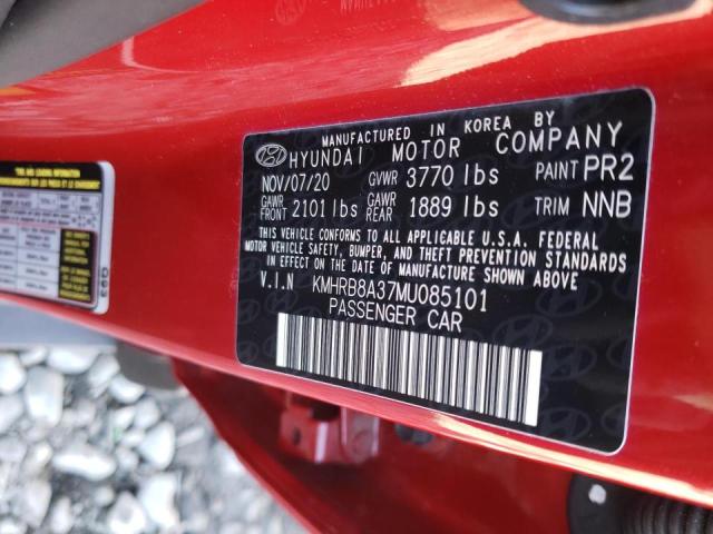 2021 HYUNDAI VENUE SE KMHRB8A37MU085101