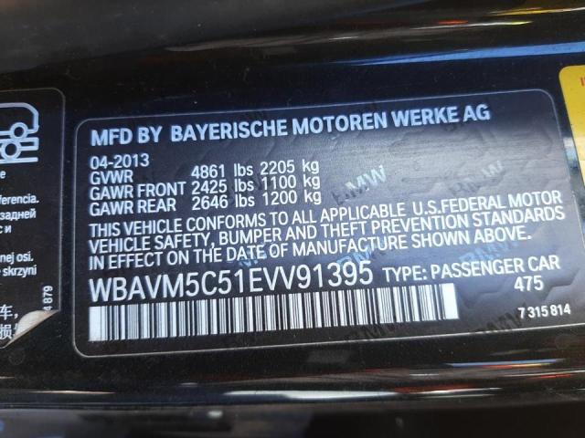 2014 BMW X1 XDRIVE3 WBAVM5C51EVV91395
