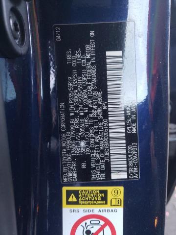 2013 LEXUS RX 450 JTJBC1BA9D2051600