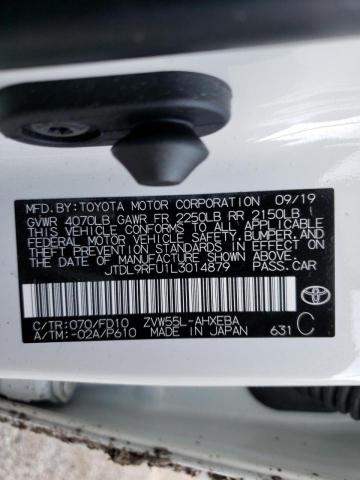 2020 TOYOTA PRIUS LE JTDL9RFU1L3014879