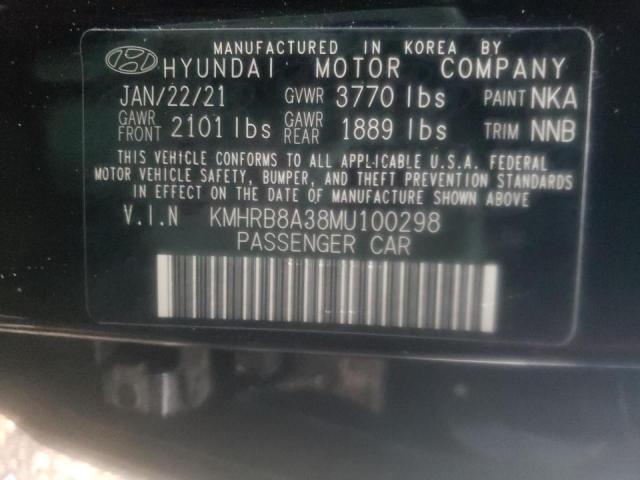 2021 HYUNDAI VENUE SE KMHRB8A38MU100298