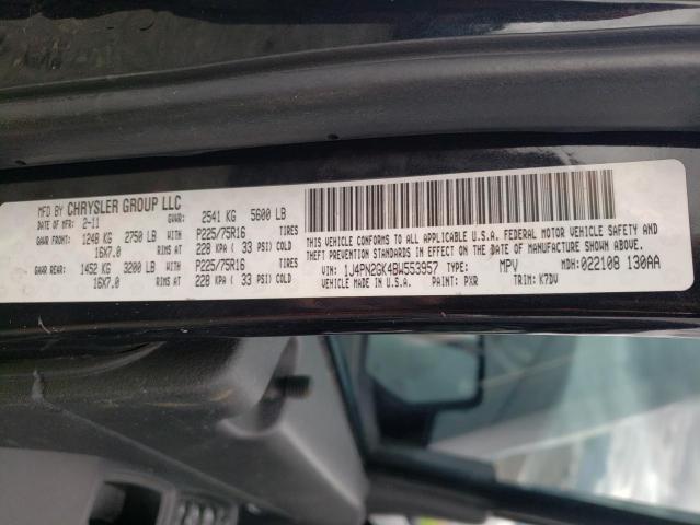 2011 JEEP LIBERTY SP 1J4PN2GK4BW553957