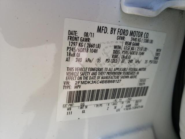 2011 FORD EDGE LIMIT - 2FMDK3KC4BBB68127
