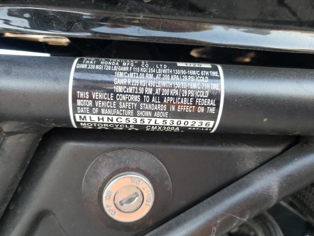 2020 HONDA CMX300 A MLHNC5357L5300236