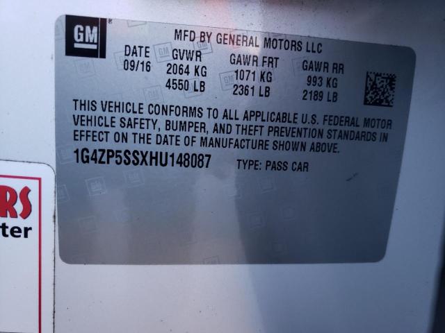 2017 BUICK LACROSSE E 1G4ZP5SSXHU148087