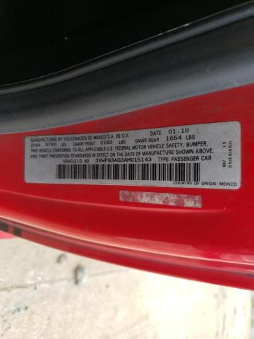 2010 VOLKSWAGEN NEW BEETLE 3VWPG3AG3AM015143