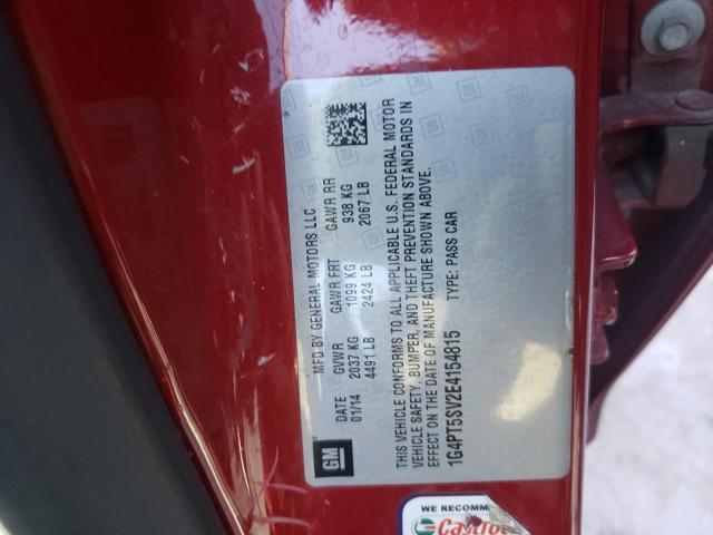 2014 BUICK VERANO PRE 1G4PT5SV2E4154815