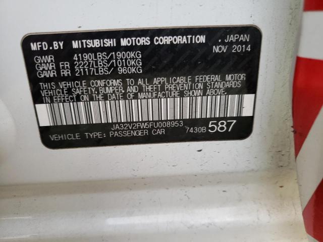 2015 MITSUBISHI LANCER SE JA32V2FW5FU008953