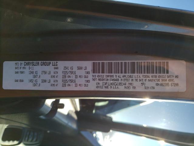 2012 JEEP LIBERTY SP 1C4PJLAKXCW109144